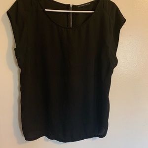 Black Top / Gold Zipper